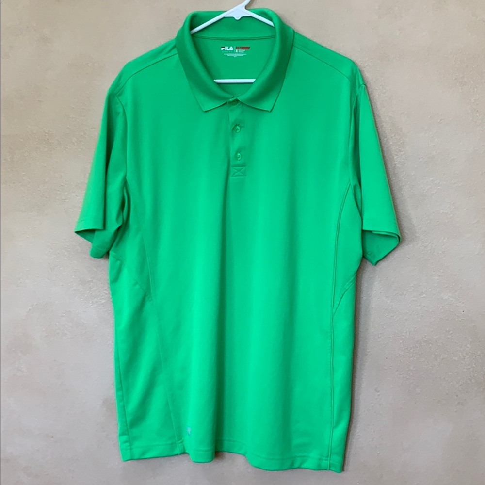 Bright Green Fila Golf Shirt ⛳️ Like new!